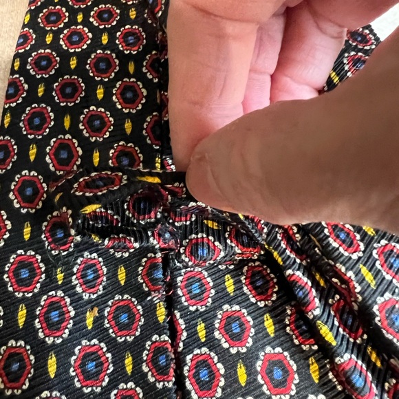 Brioni Multicolor Geometric Silk Tie Luxury Style